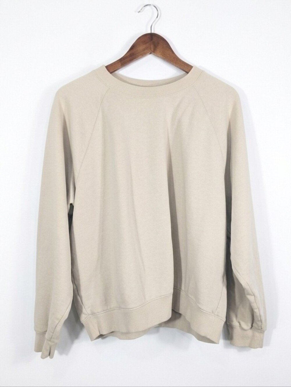 GAP cream crew-neck sweatshirt